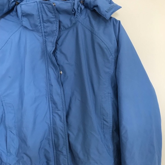 LL Bean Women’s Light Blue parka jacket M B3 - Picture 2 of 7